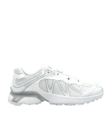 Salomon 'xt-whisper' White Sneakers With Printed Logo On The Side And Drawstring Closure In White