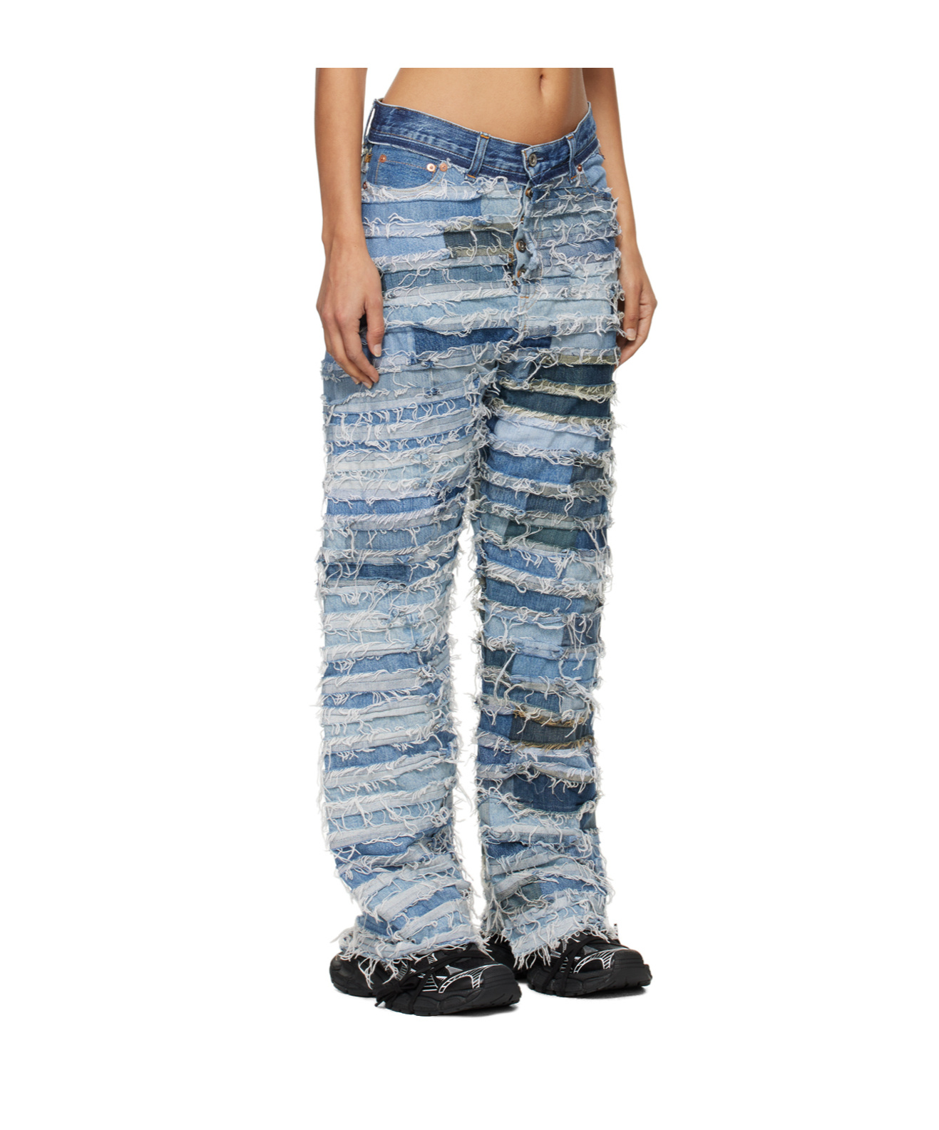Doublet Mummy Upcycle Jeans In Gray