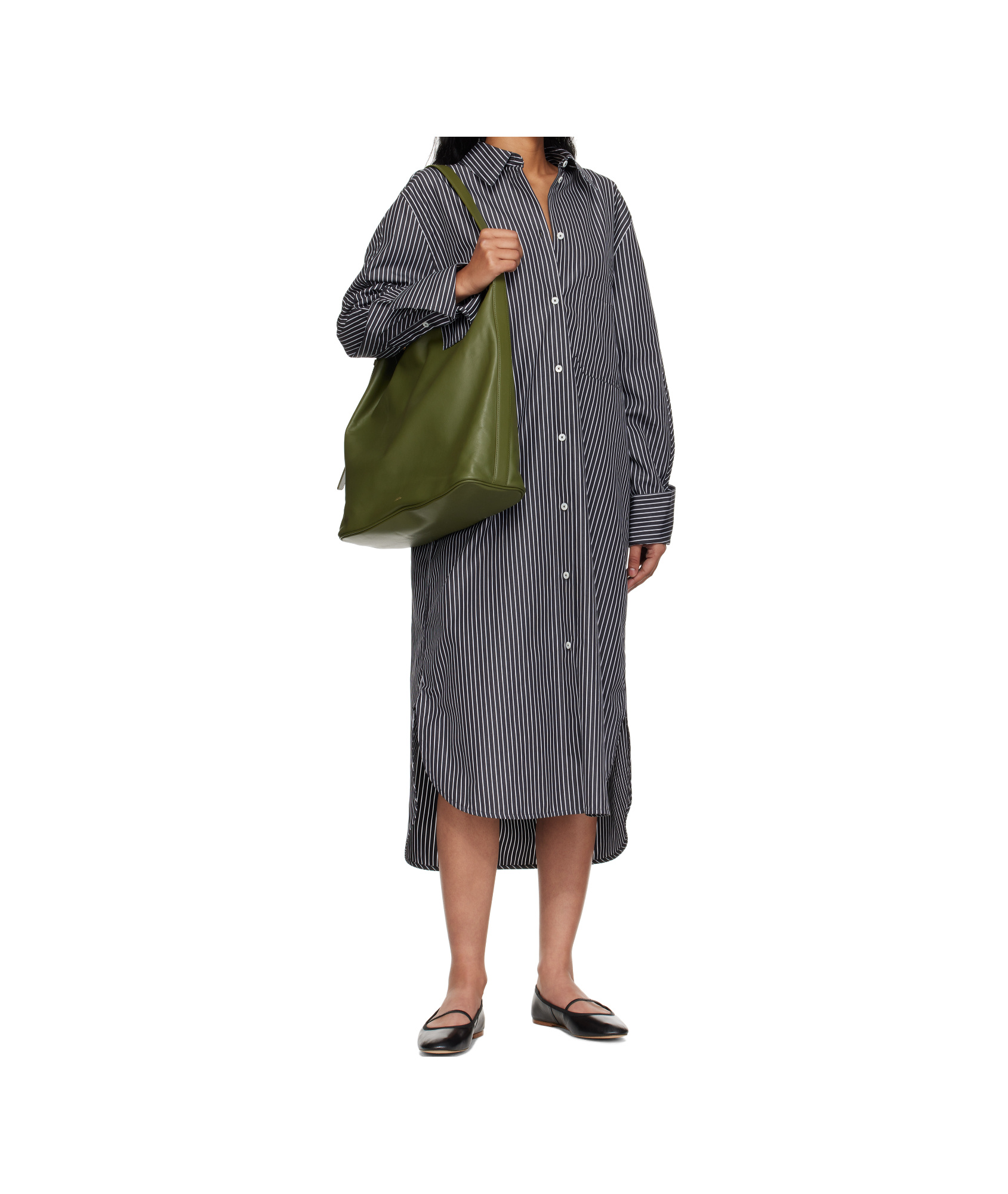 Apc Leather Shoulder Bag In Green