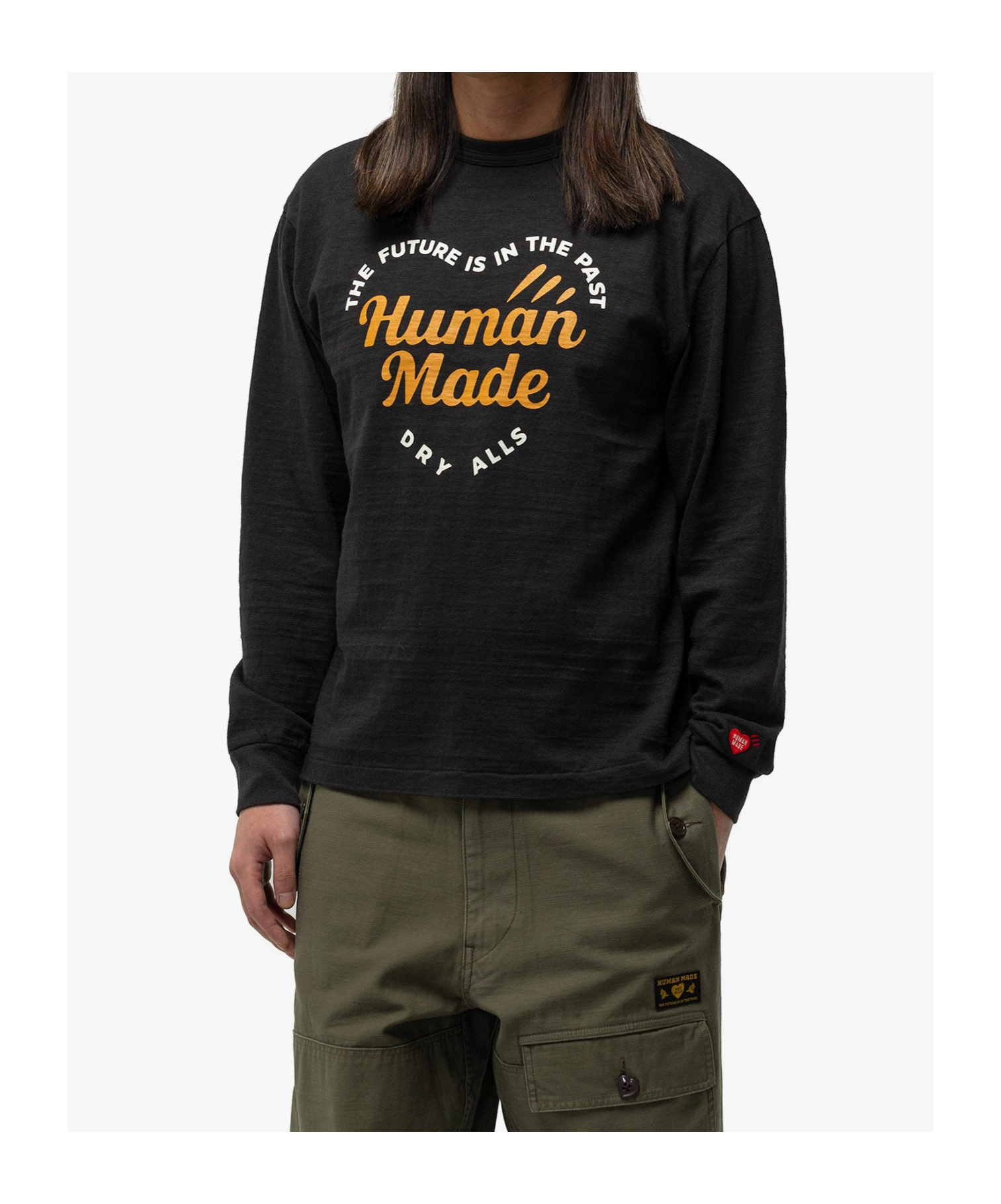 Human Made Graphic L/s T-shirt 1 Black In Black