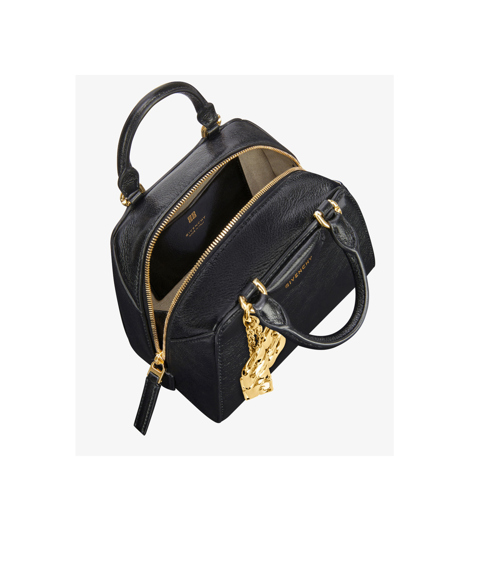 Givenchy Nano Antigona Shoulder Bag In Black