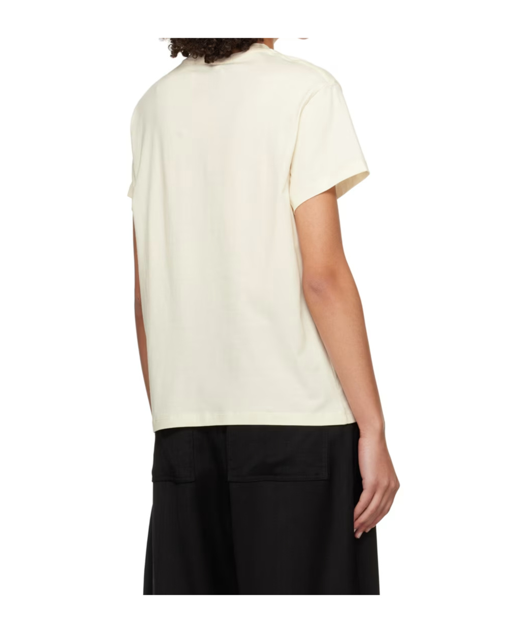 Studio Nicholson Item O-neck Short-sleeved T-shirt In White