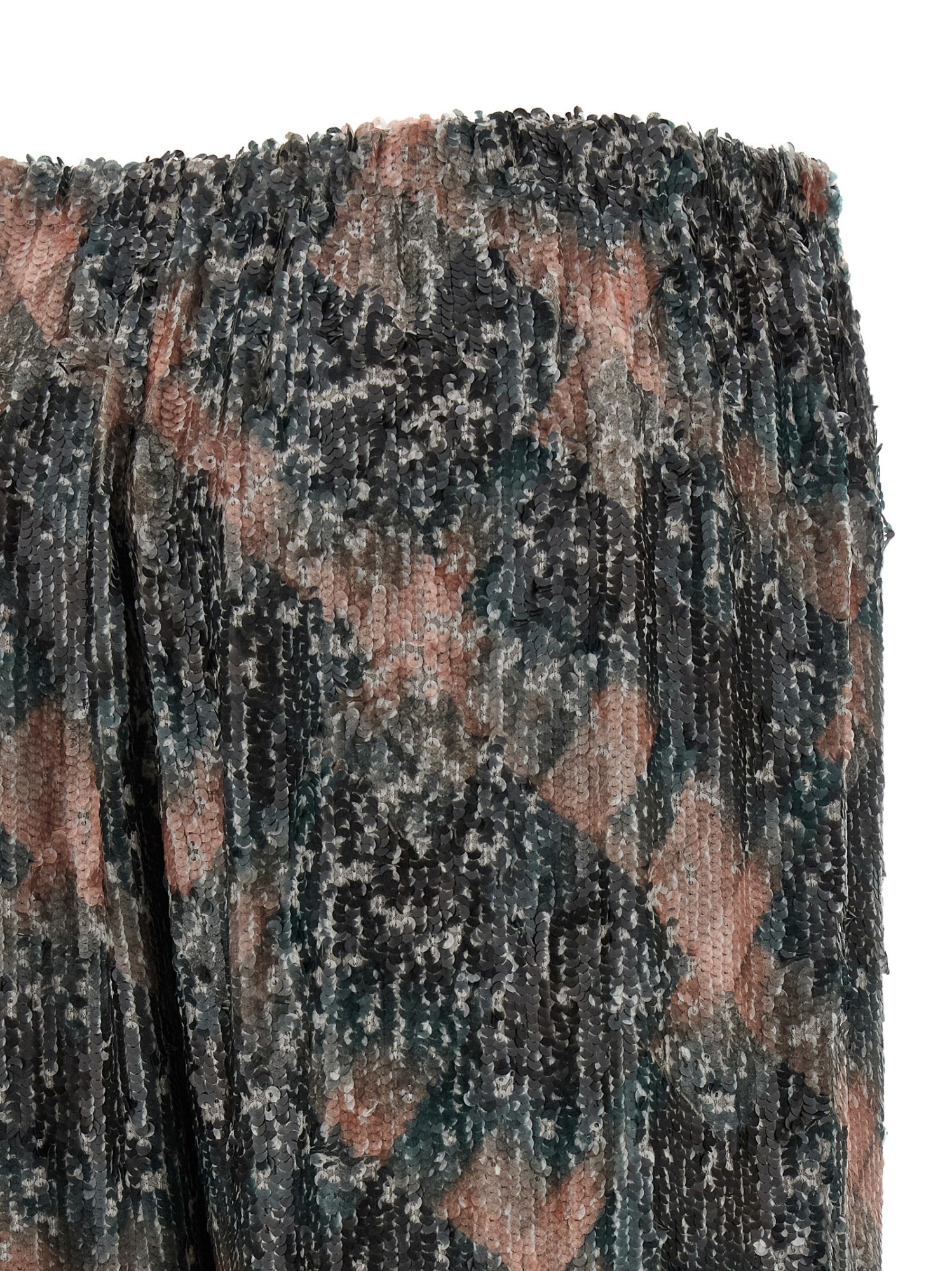 Dries Van Noten Waistband Pants Wide Leg Textured Fabric In Black