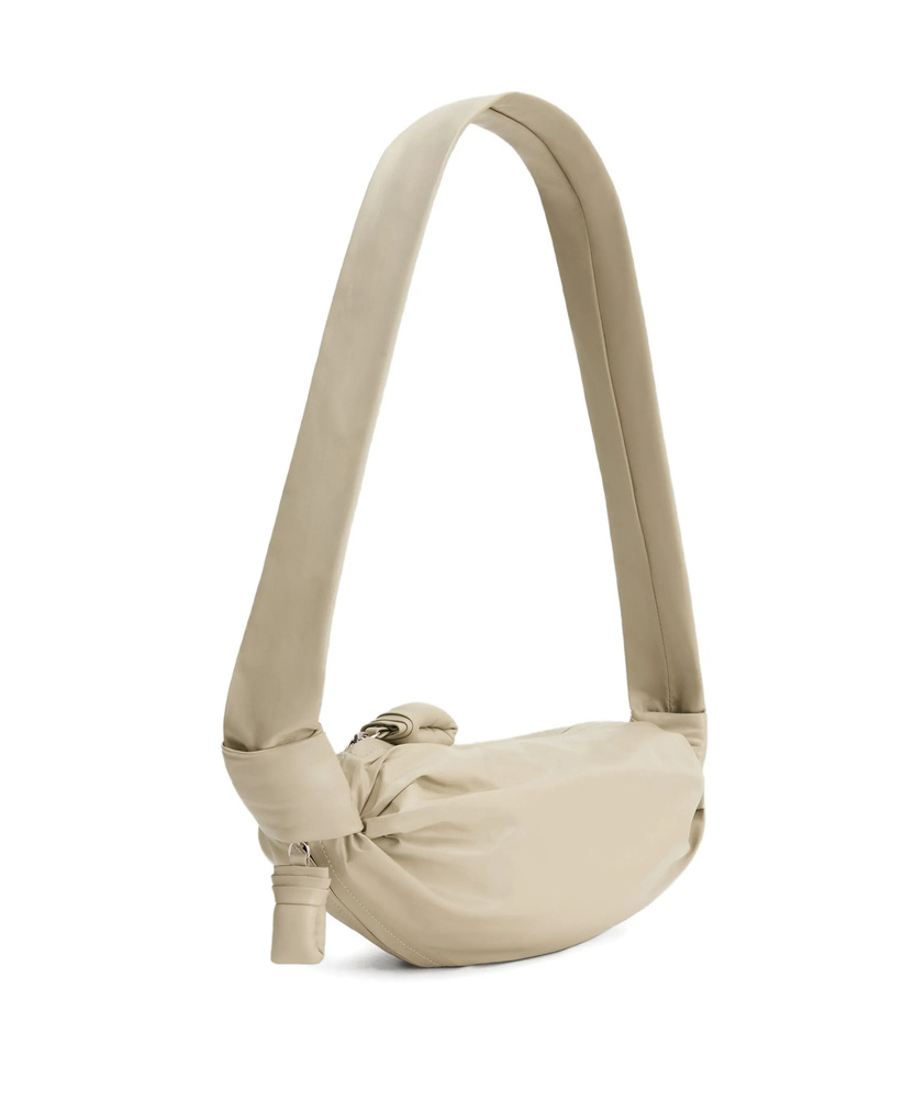 Lemaire Small Croissant Soft Bag In Brown