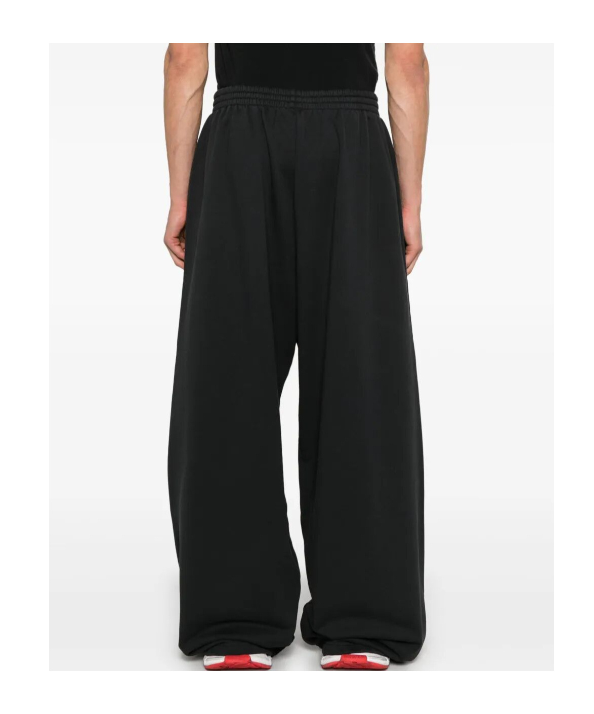 Shop Balenciaga X Under Armour Wide-leg Sweatpants In Black