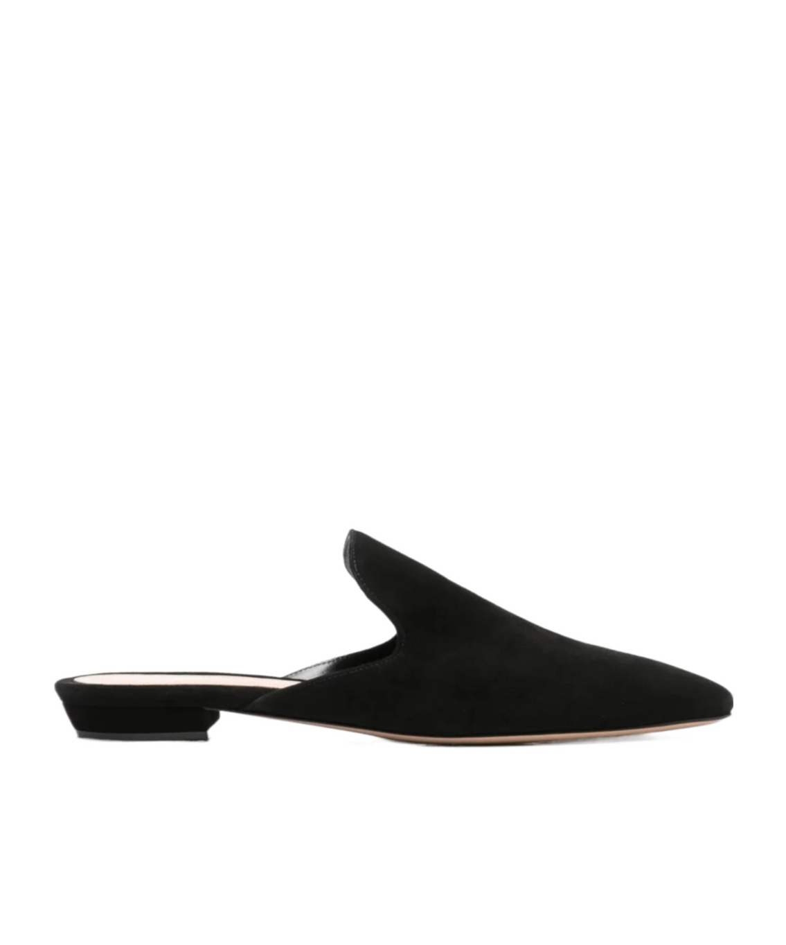 Gianvito Rossi Nubuck Mules In Black