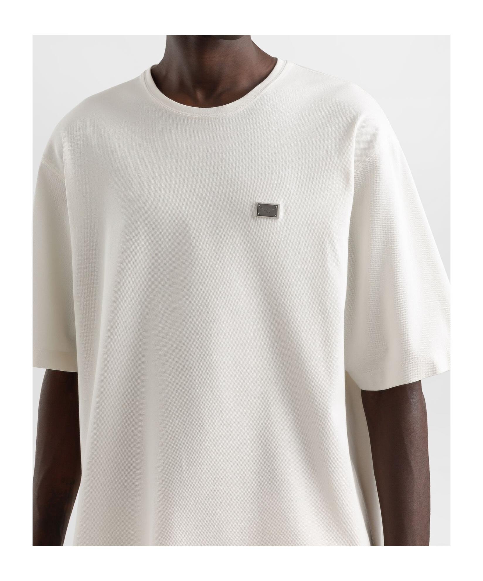 DOLCE & GABBANA DOLCE  GABBANA LOGO TAG CREWNECK T-SHIRT