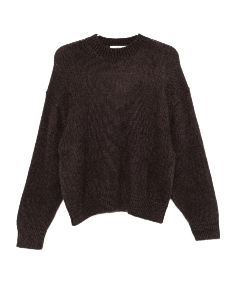 Studio Nicholson Crew Neck Sweater In Brown