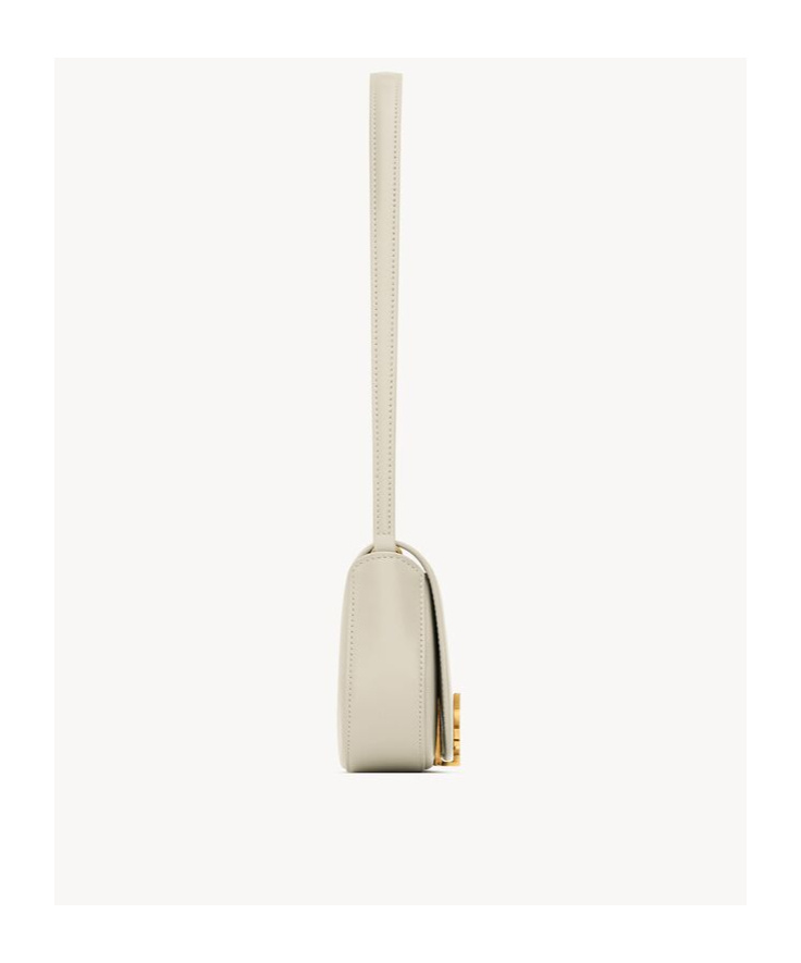 Saint Laurent Mini Voltaire Shoulder Bag In White