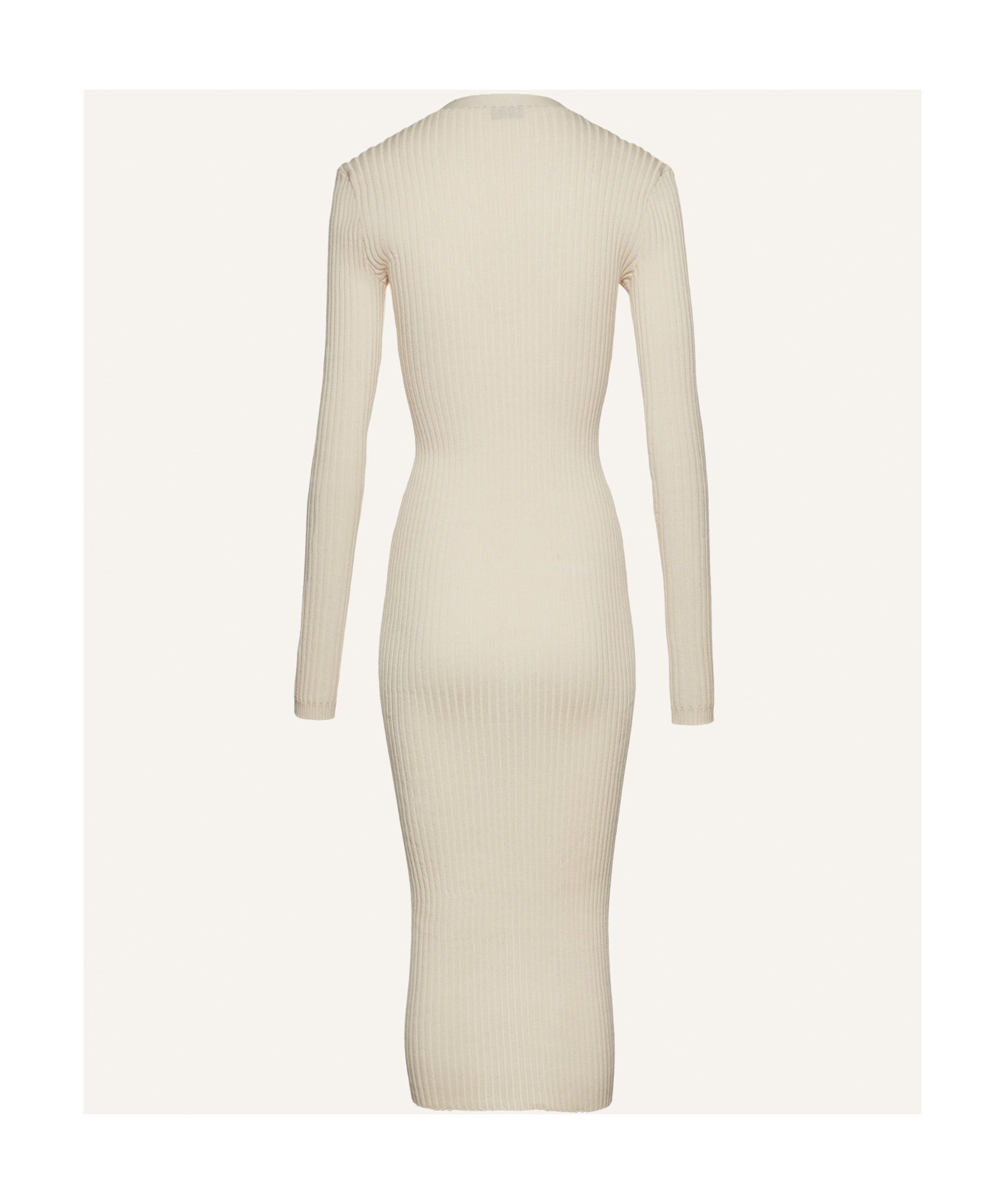 Magda Butrym Long-sleeved Dress In Nude