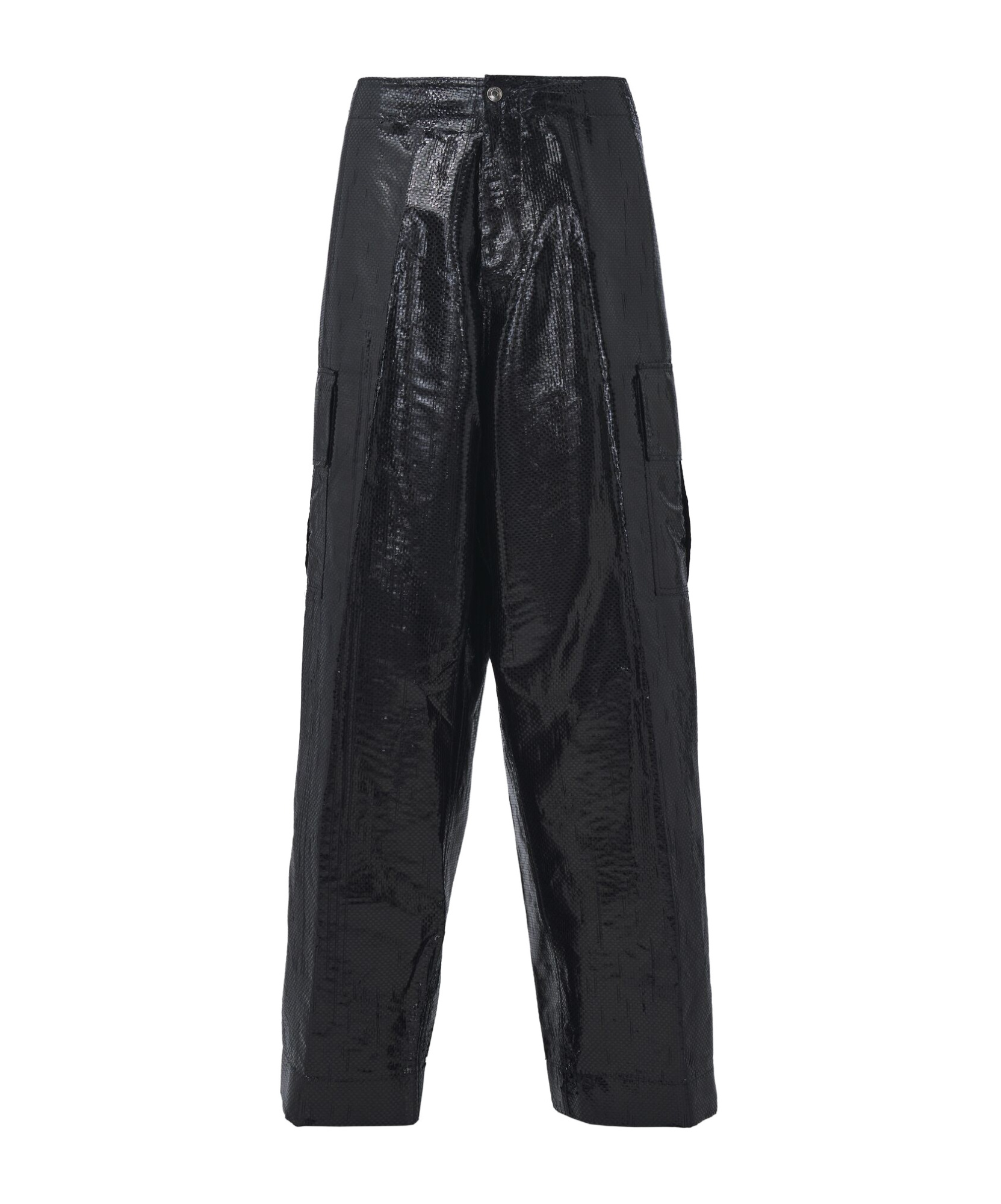 Alexander Mcqueen Low-waist Overalls In Black