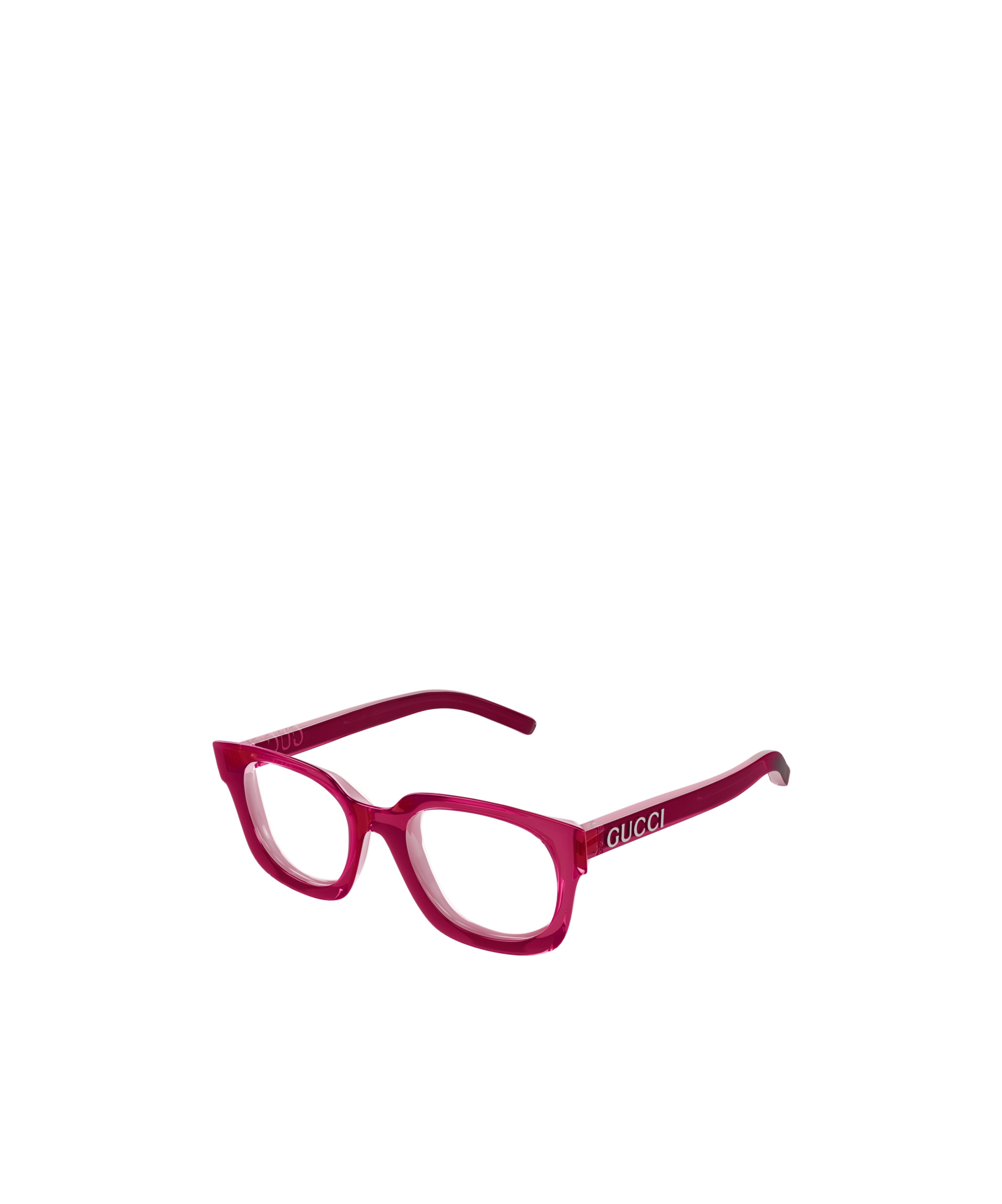 Gucci Eyewear Square Frame Glasses In Red
