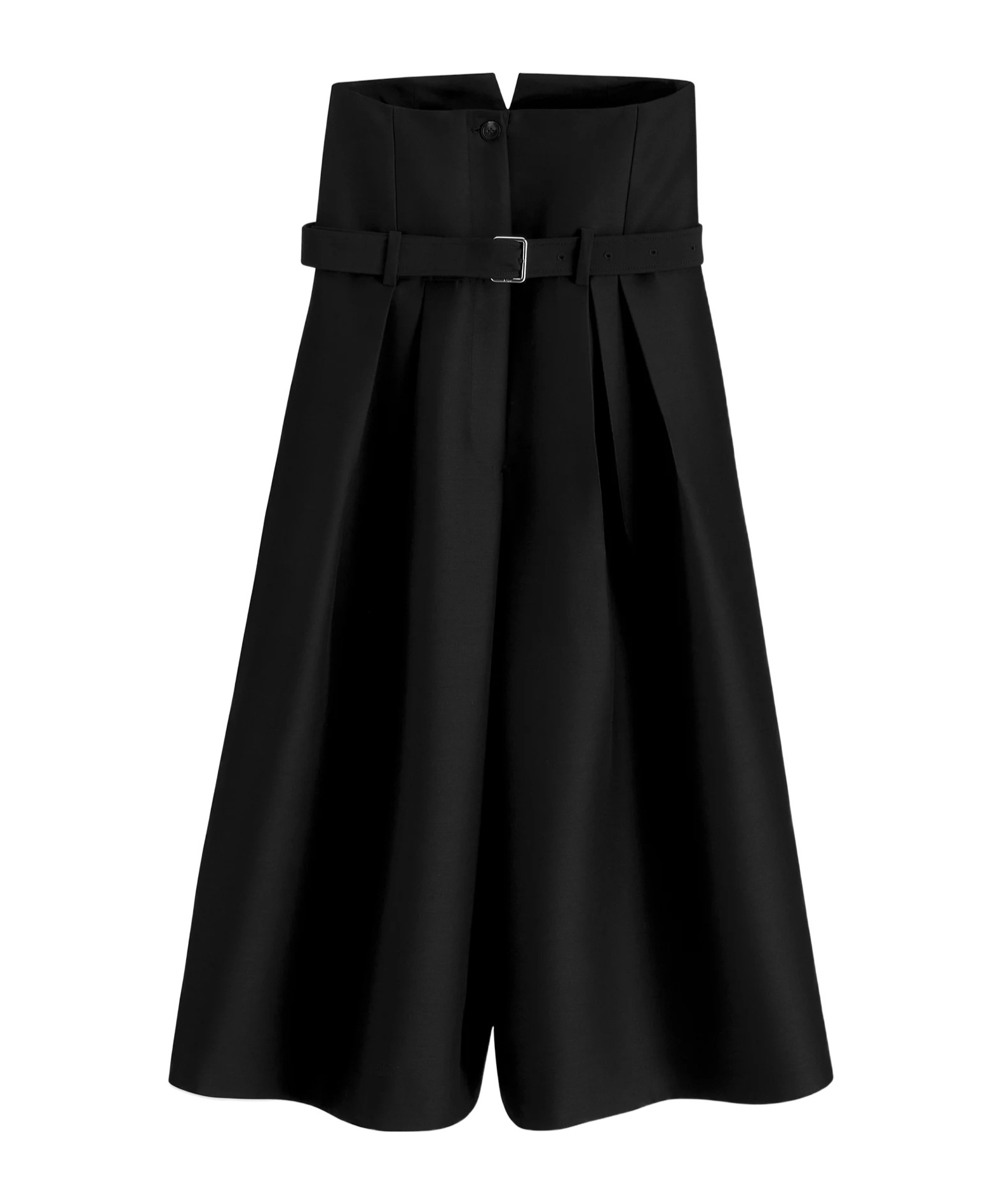 Dior Belted Cropped Pants In Black