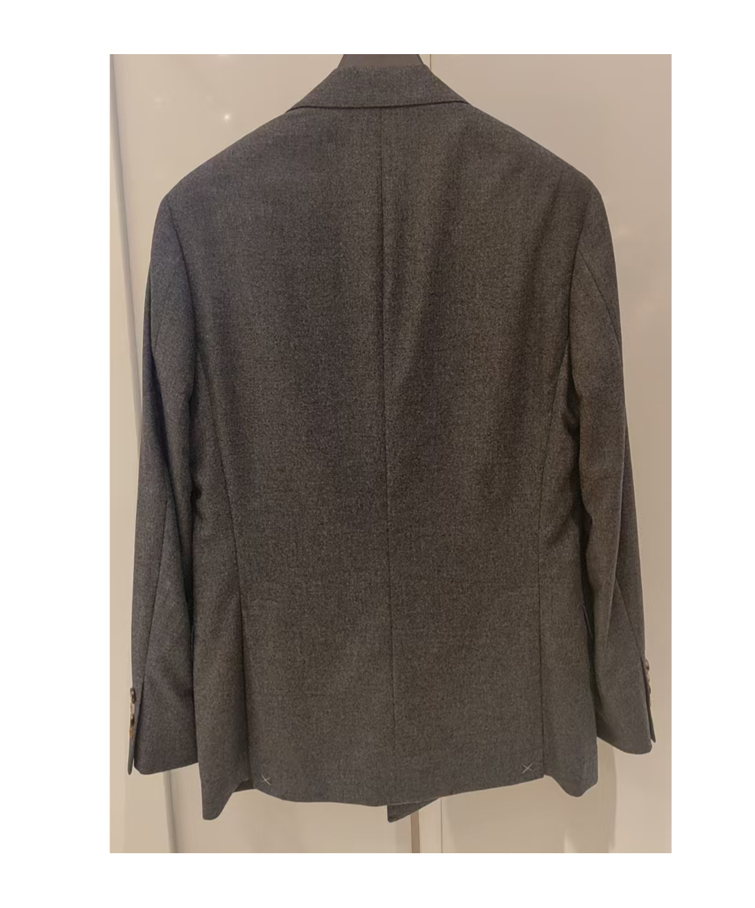 Brunello Cucinelli Double Breasted Blazer In Gray