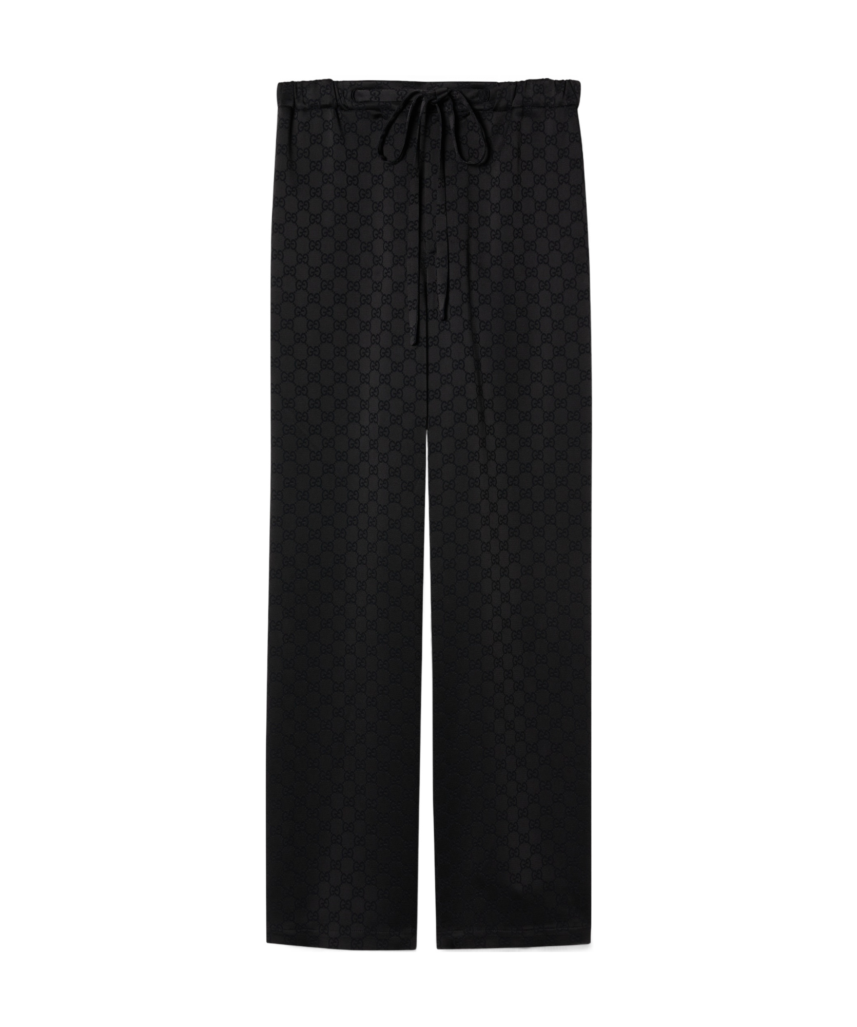 Gucci Gg Supreme Tailored Trousers In Black