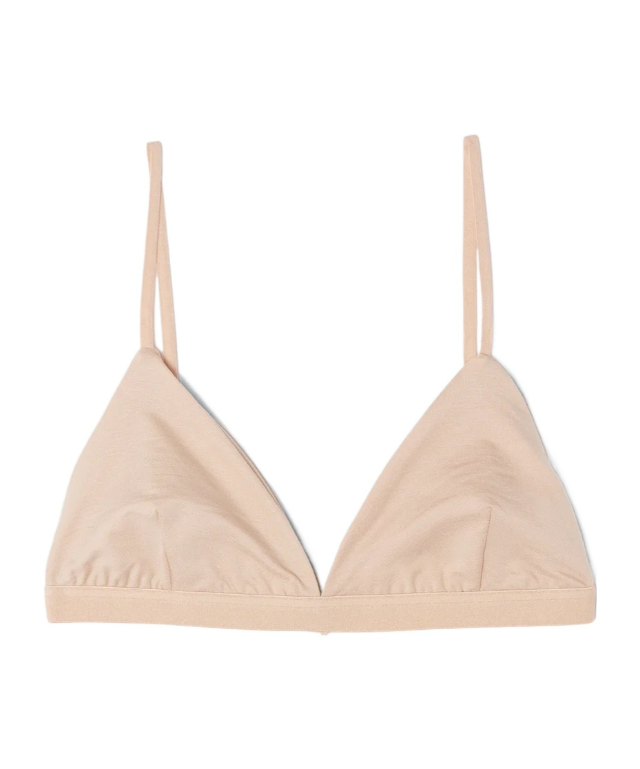 Baserange Triangle Bra In Brown