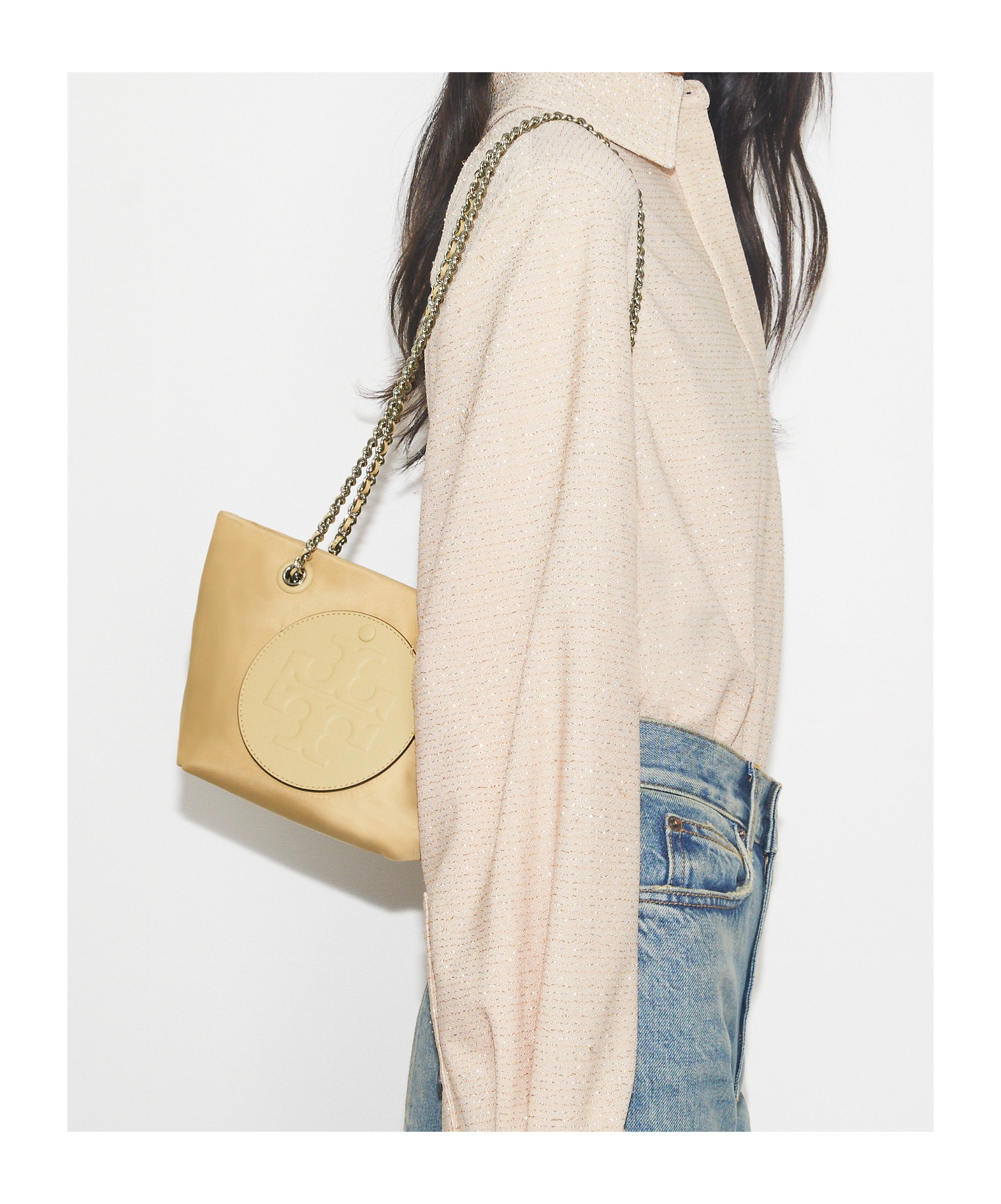 Tory Burch Ella Small Chain Crossbody Bag