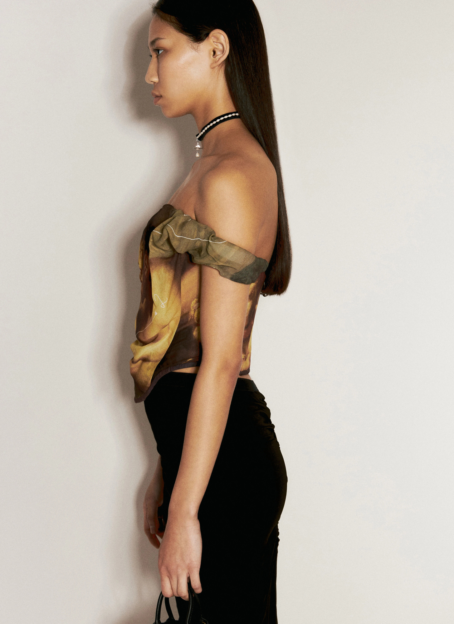 Vivienne Westwood Sunday Corset Top In Brown