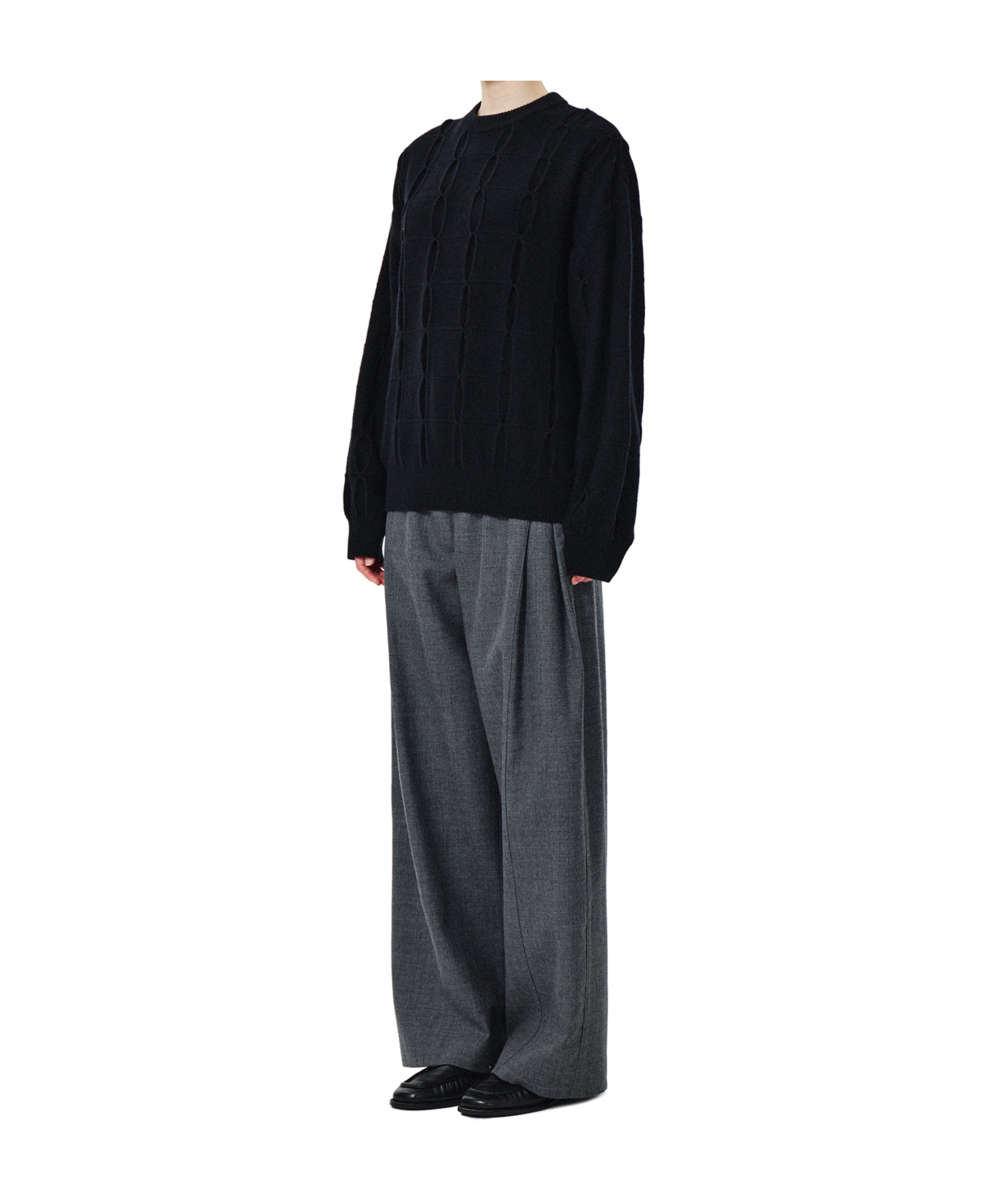 Shop Wooyoungmi Long-sleeved Sweater In Black