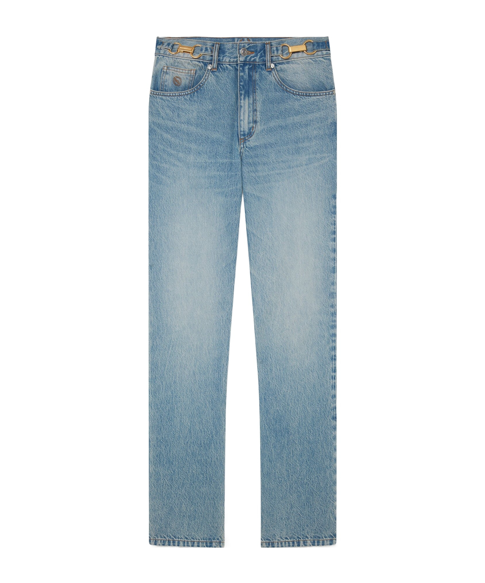 Stella Mccartney Belt-loop Jeans In Blue