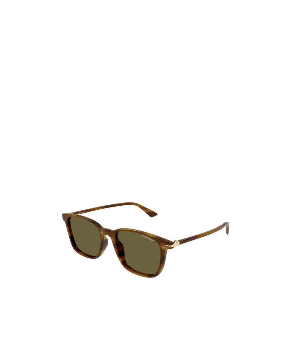 Montblanc Eyewear Square Frame Sunglasses In Green