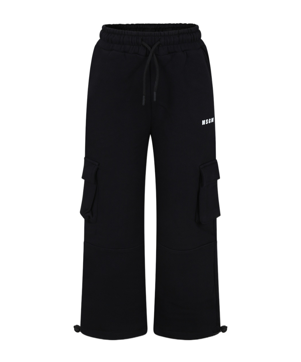 Shop Msgm Logo-print Track Pants In Black