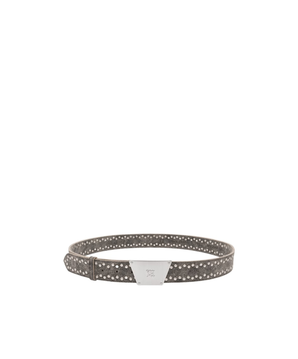 Misbhv Buckled Belt In Gray
