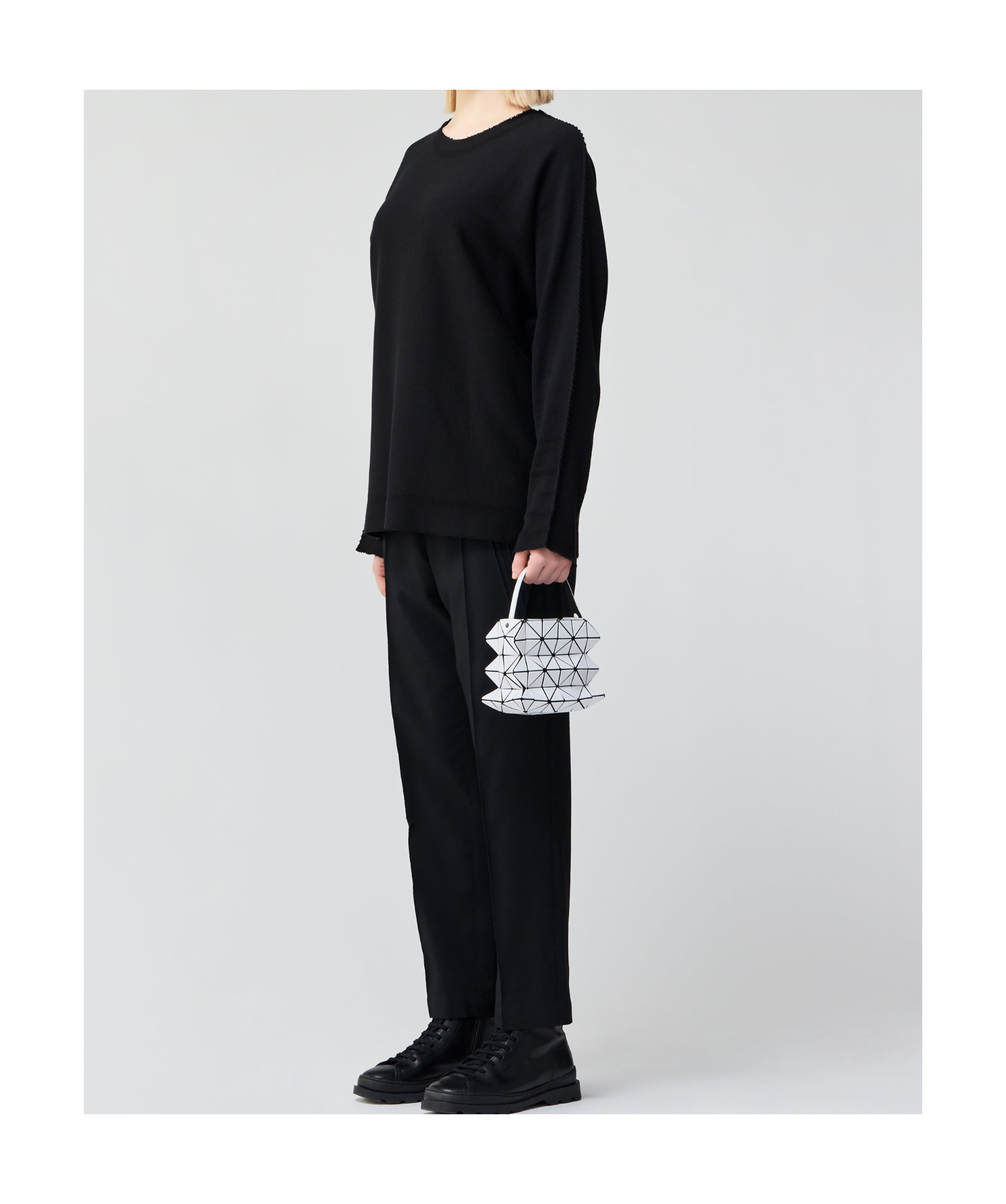 Bao Bao Issey Miyake Beyond Geometric Top-handle Bag In White