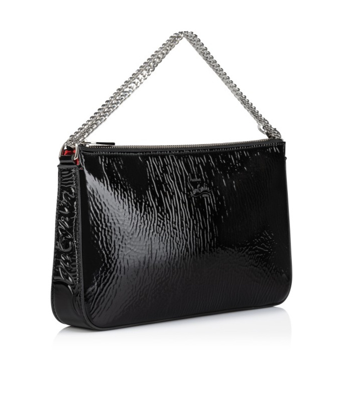 Christian Louboutin Chain Shoulder Bag In Black