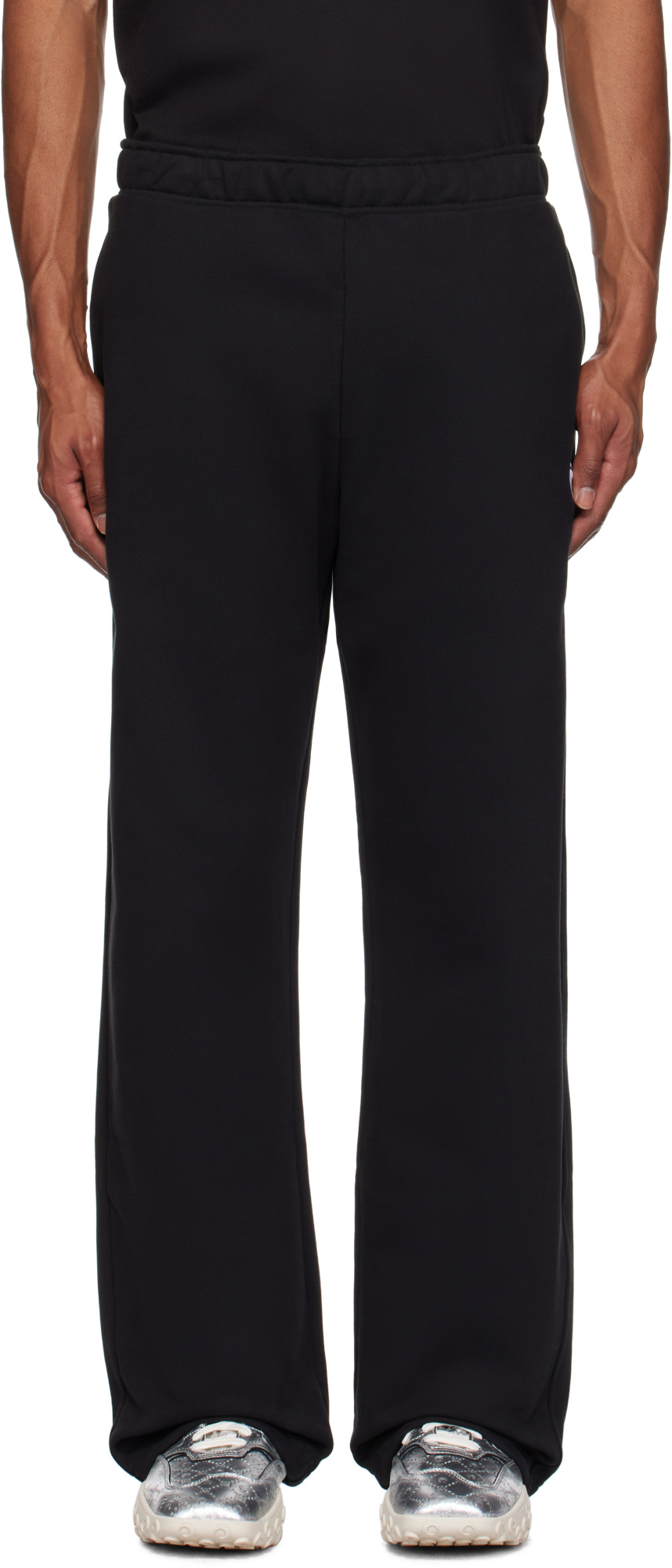 Marine Serre Crescent Moon Embroidered Track Pants
