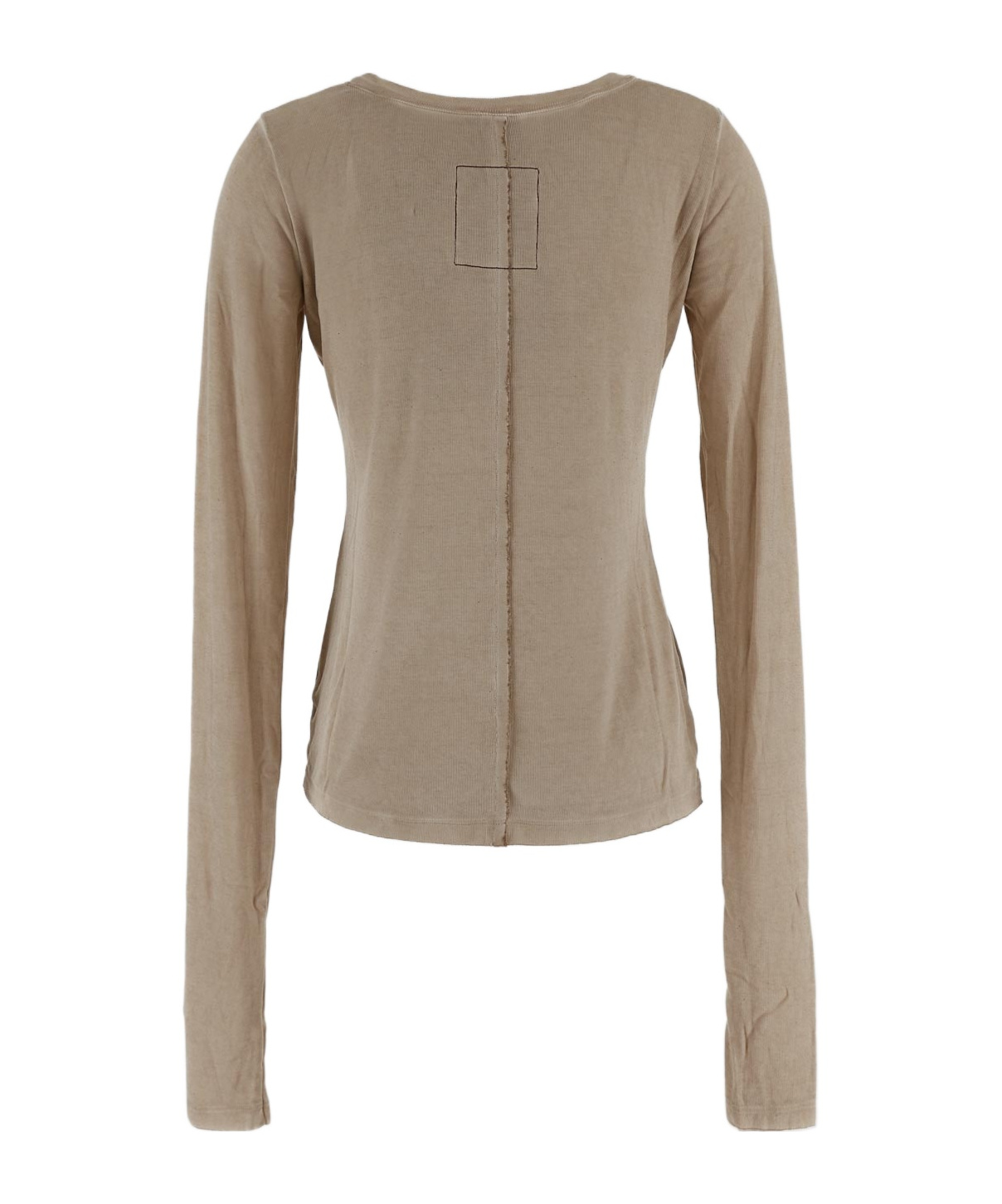 Shop Uma Wang Long Sleeve T-shirt In Dirty White