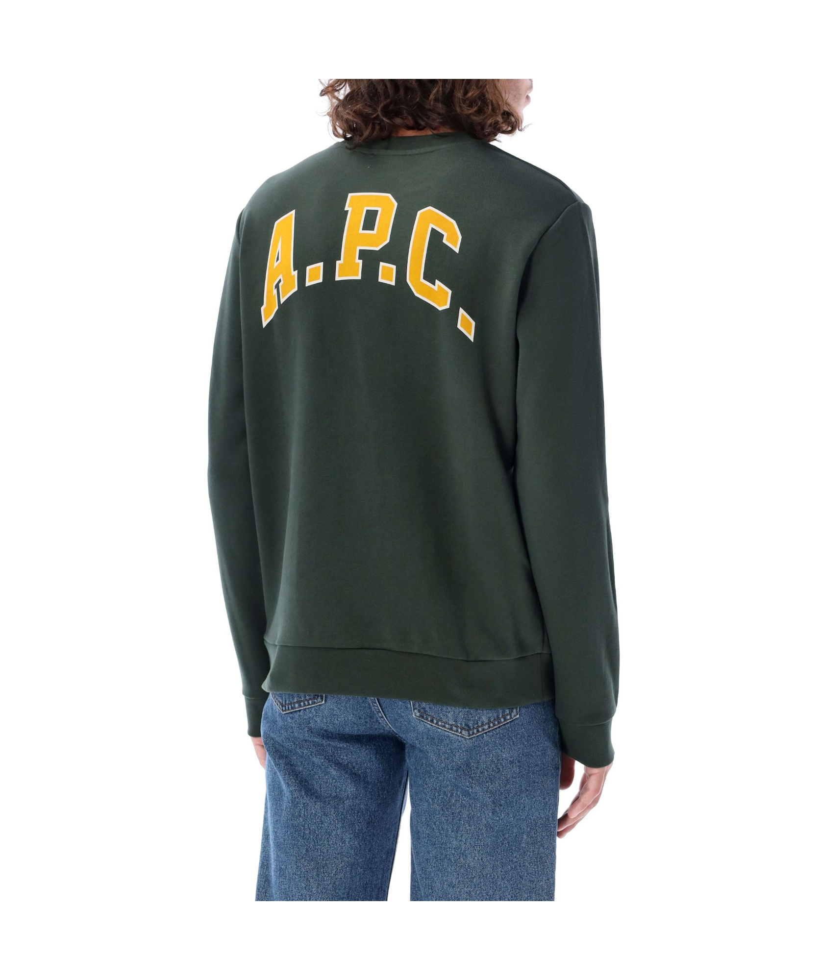 Apc Logo-print Sweatshirt In Black