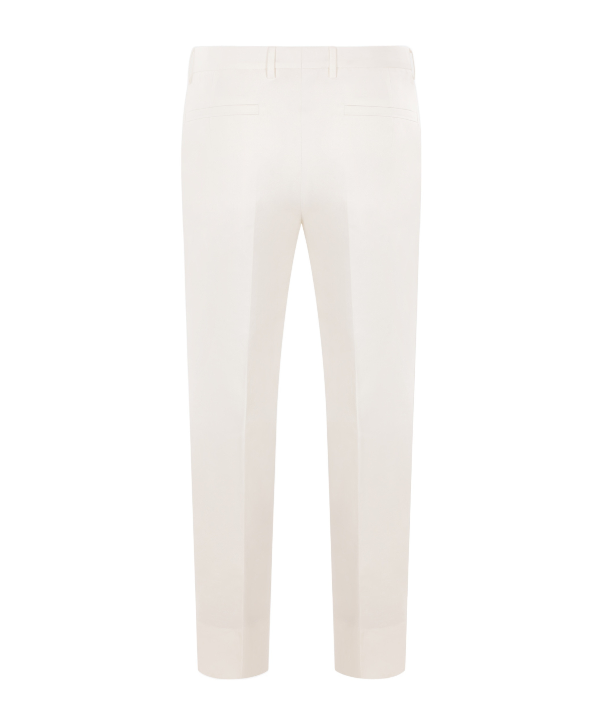 Zegna Belt-loop Casual Pants In White