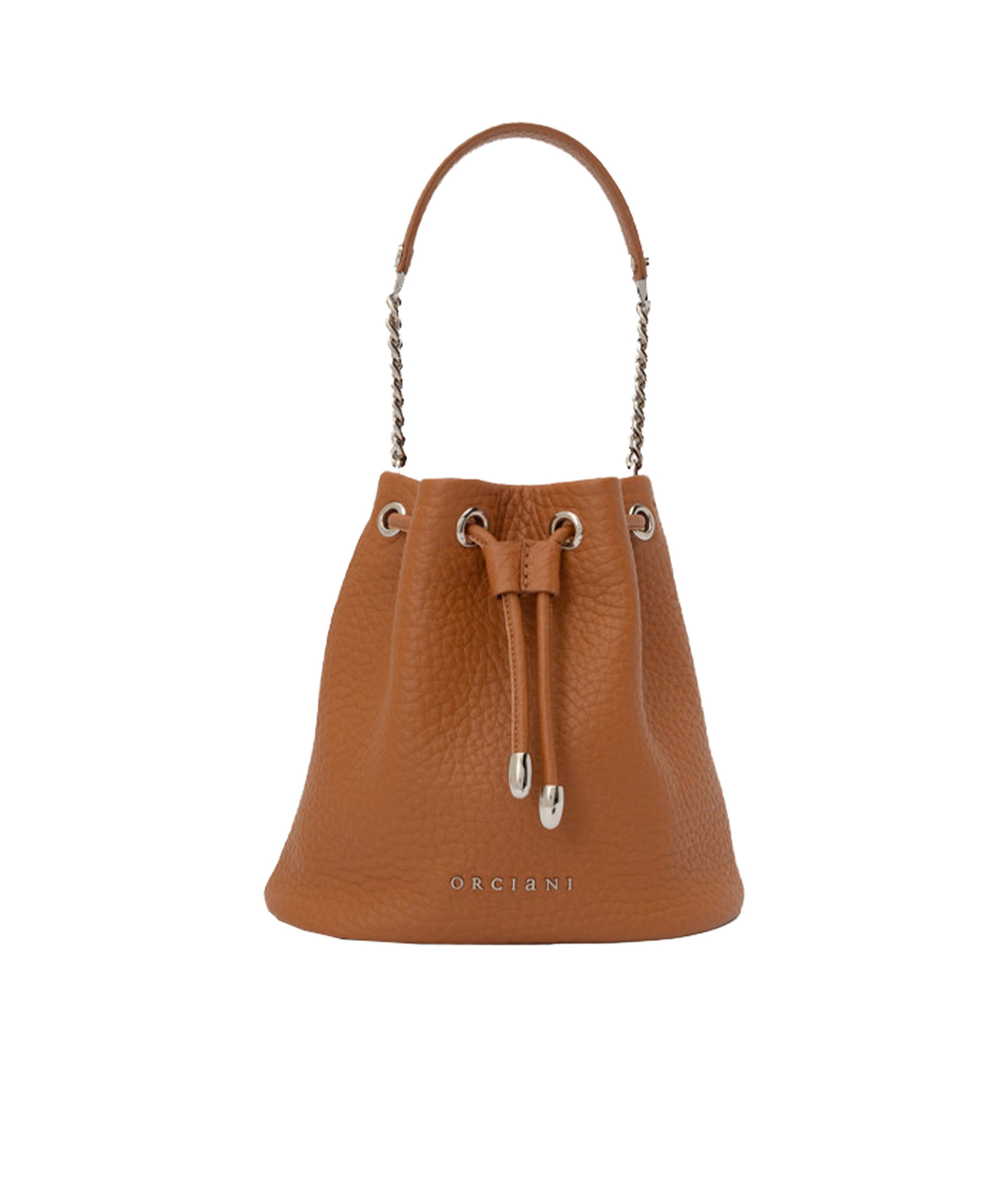 Orciani Nest Bucket Shoulder Bag In Brown