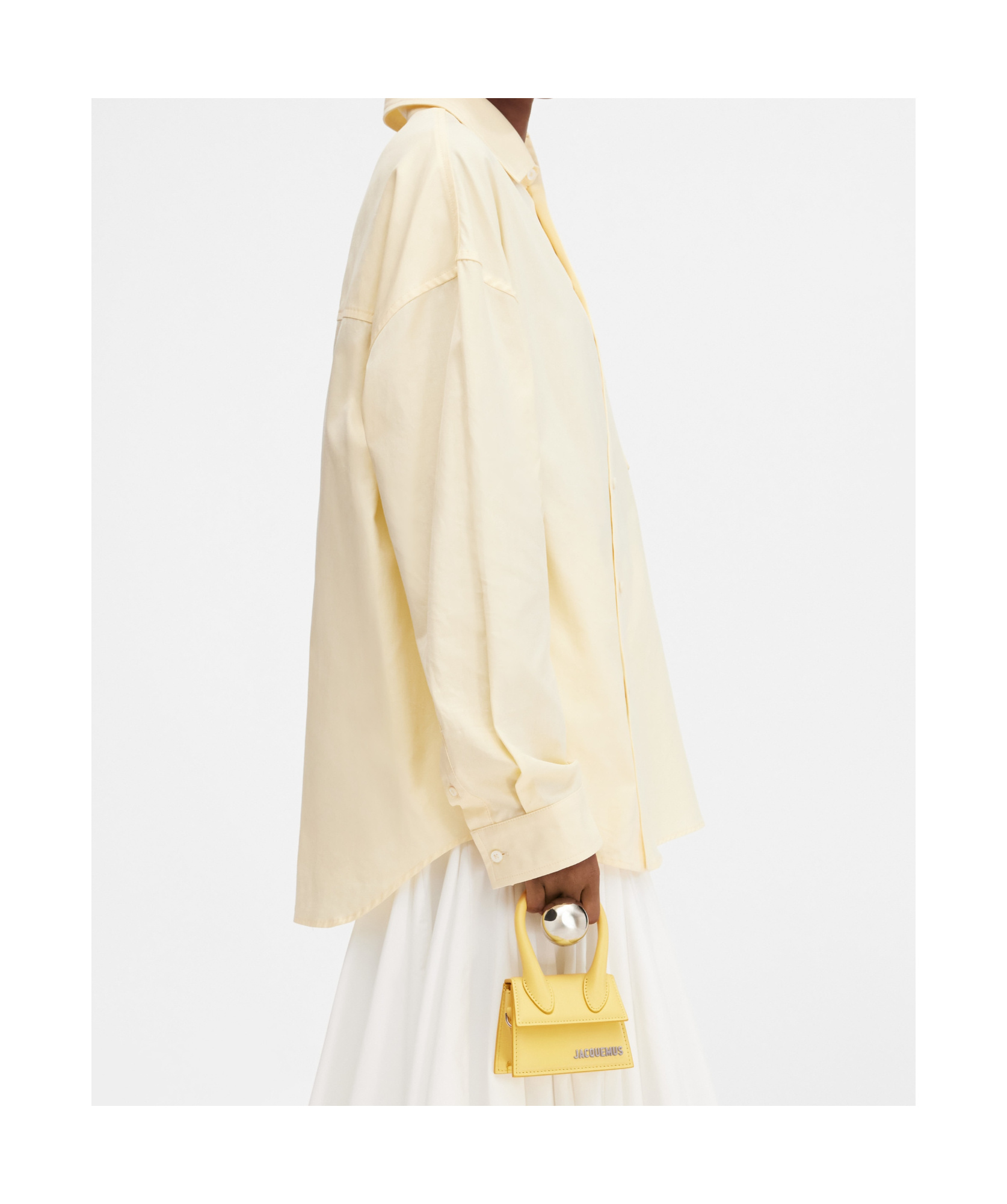 Jacquemus The Chiquito Shoulder Bag In Light Yellow