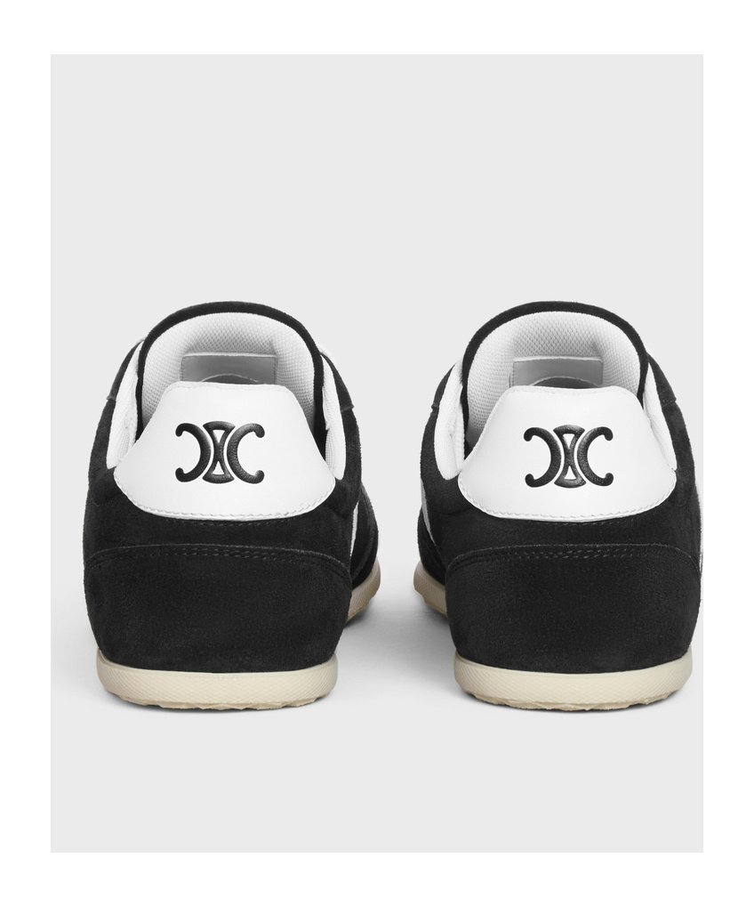 Celine Round-head Sneakers In Black