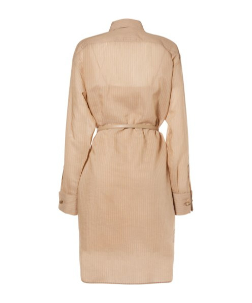 Shop Max Mara Brioso Striped Mini Dress