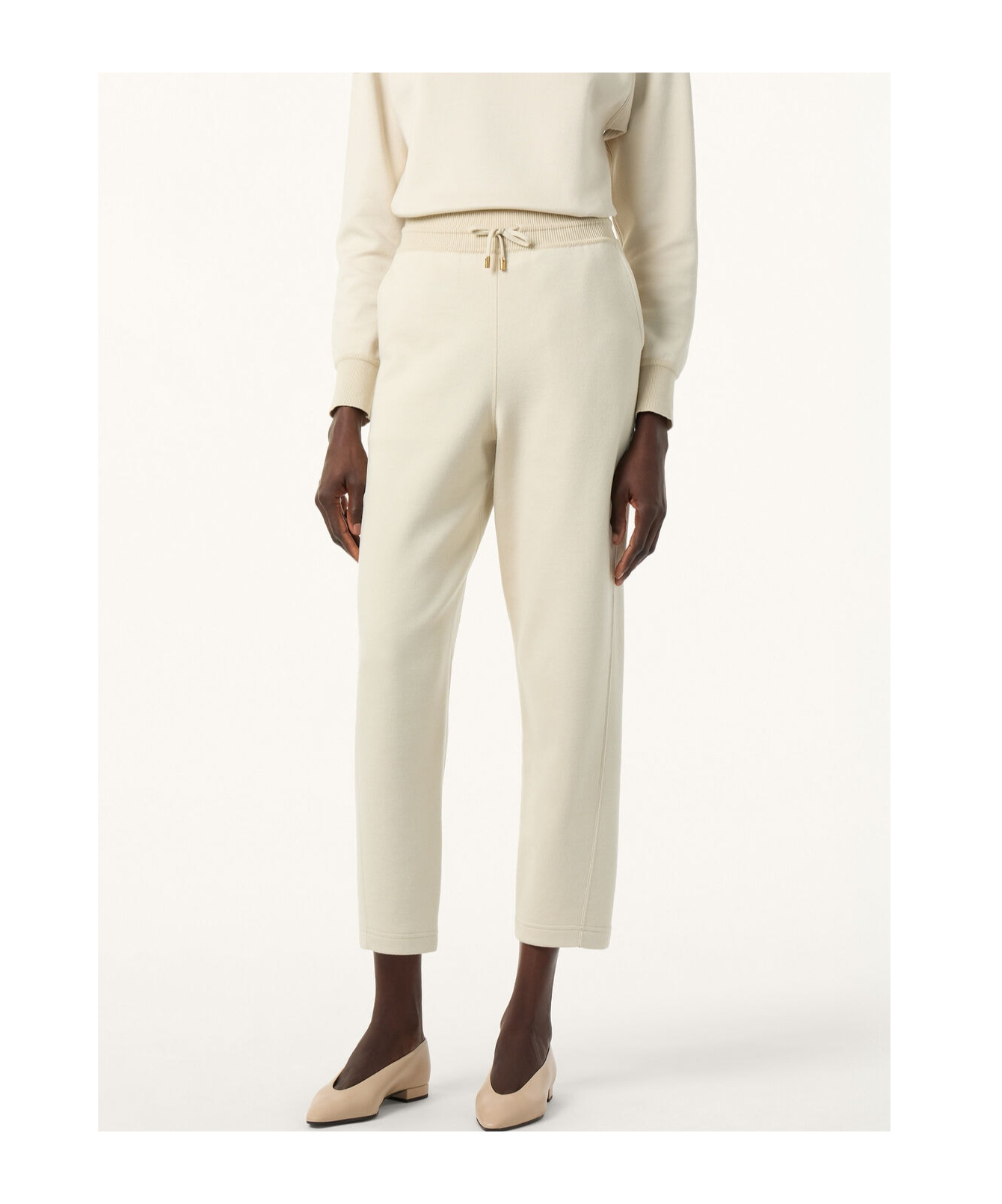 Loro Piana Viera Trousers In White
