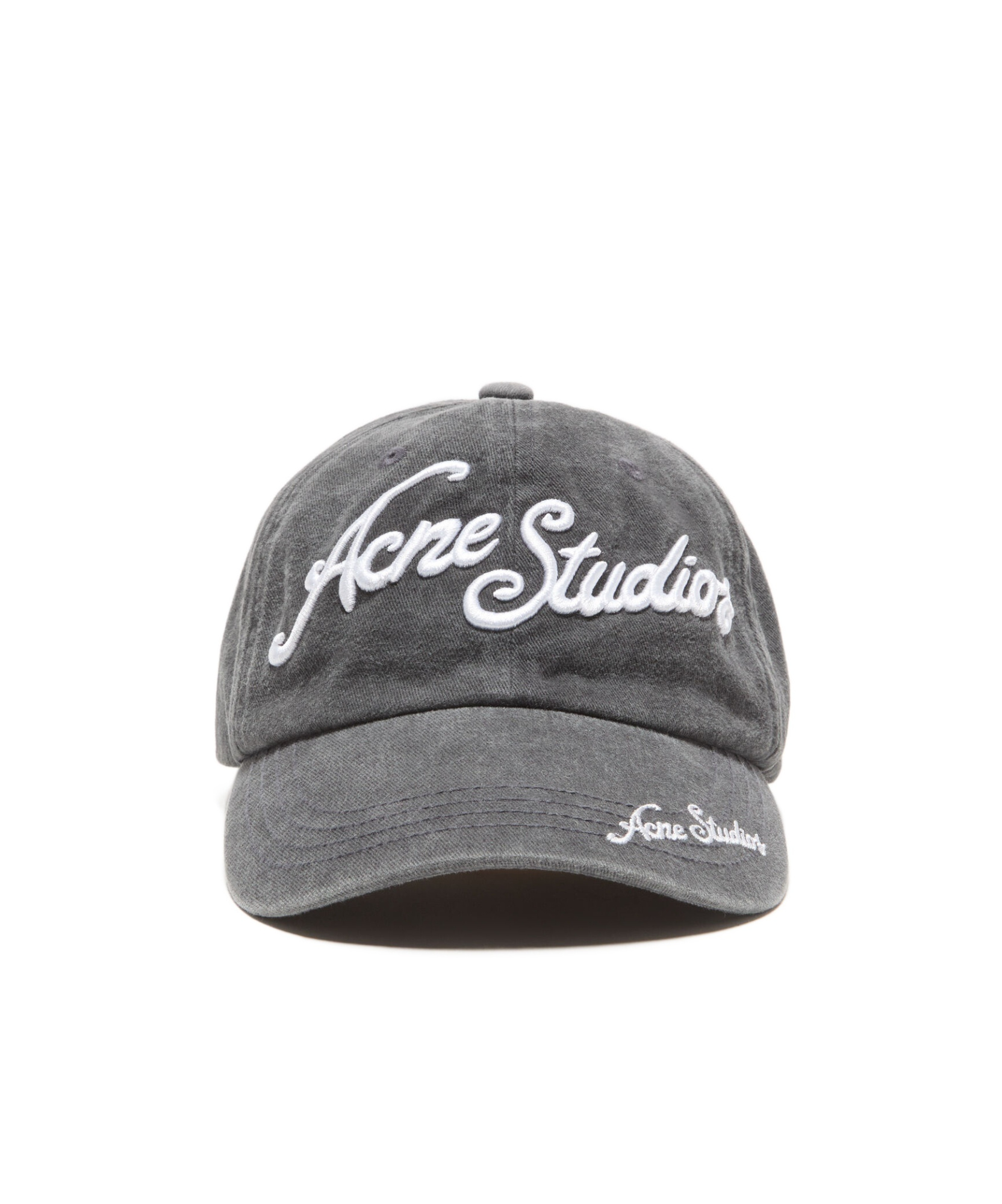 ACNE STUDIOS LOGO-EMBROIDERED CAP 
