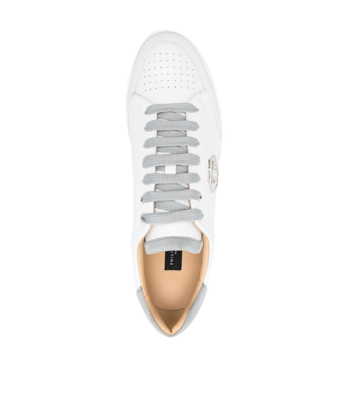 Philipp Plein Mix Low-top Sneakers In White