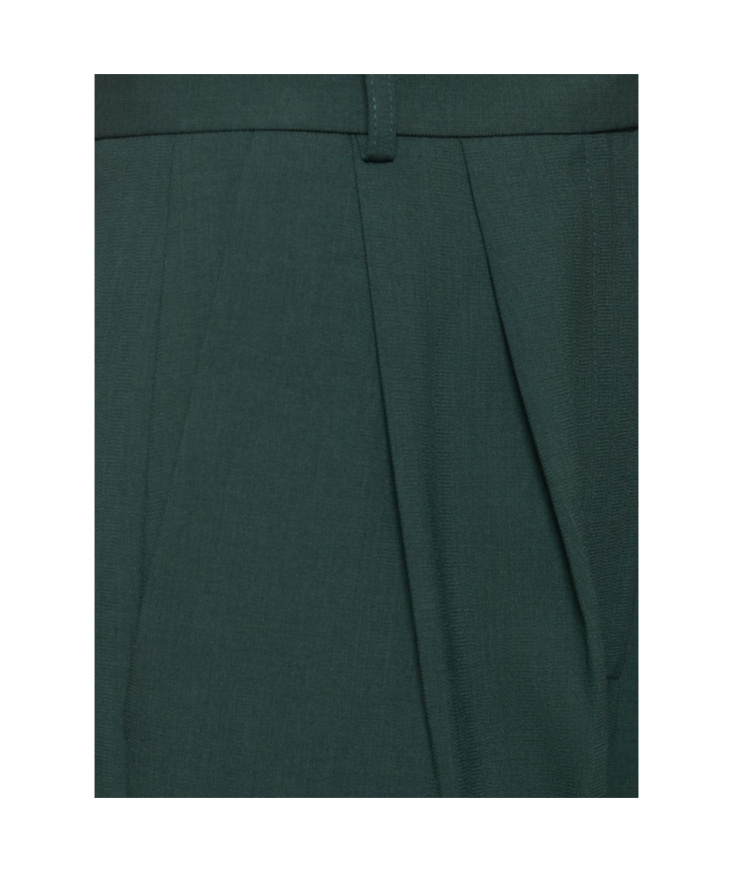 THE FRANKIE SHOP BEA PLEATED TECH TWILL PANTS
