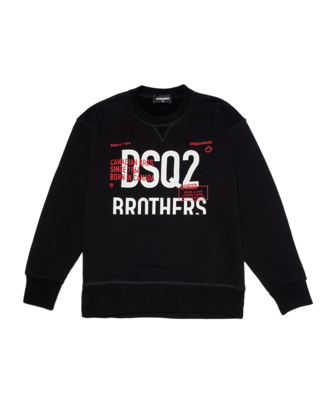 Shop Dsquared2 Teen Logo-print Long-sleeve Sweatshirt In Black