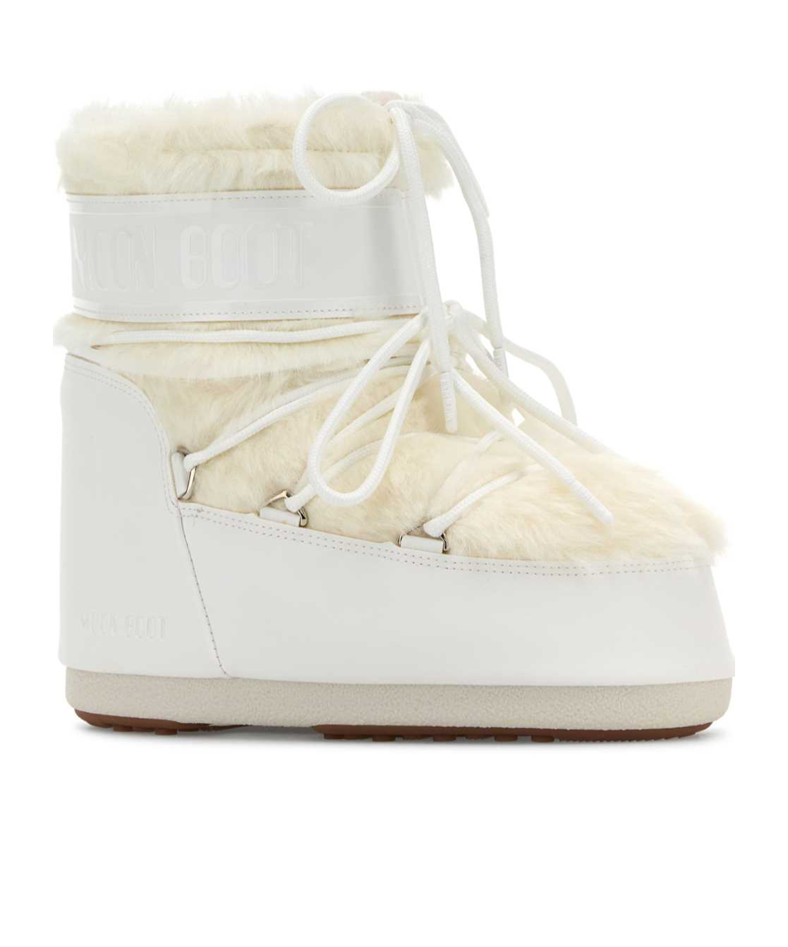 Moon Boot Round Head Snow Boots In White
