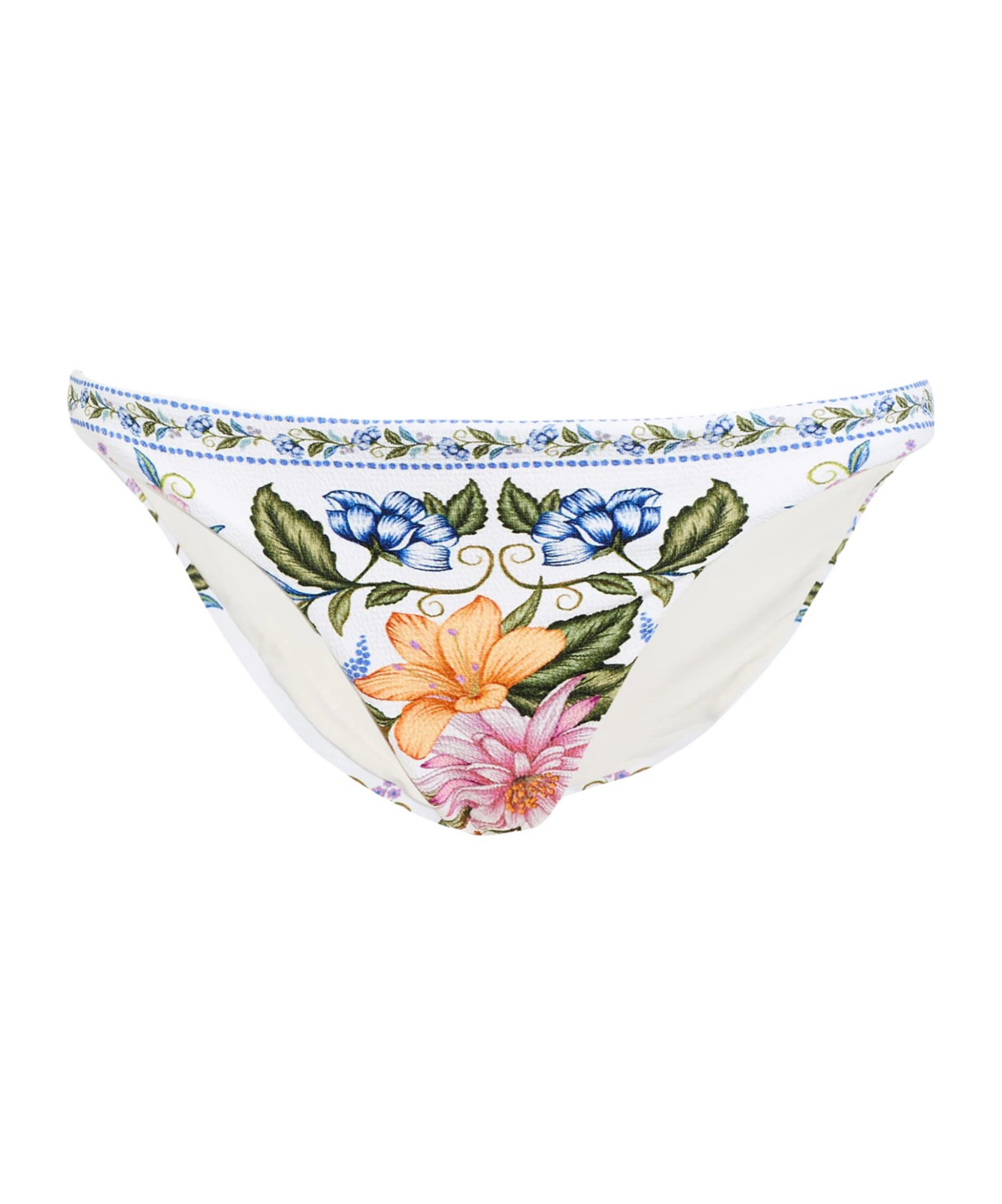 Farm Rio Floral-print Bikinis In White