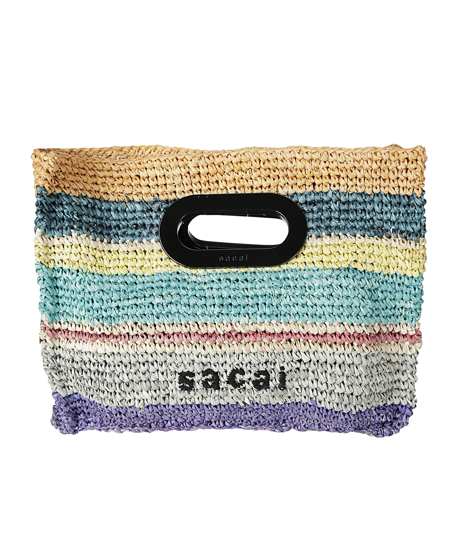 Sacai Small New Shopper Tote Bag In Multicolor