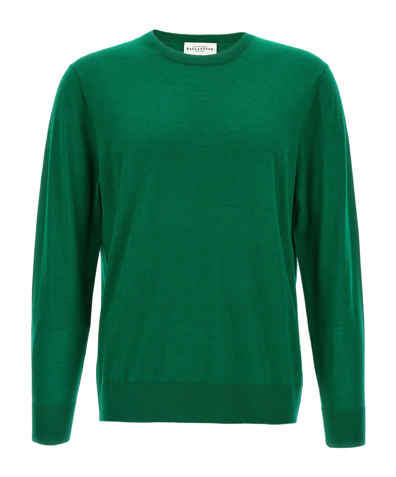 Ballantyne R Neck Sweaters And Cardigans In Green