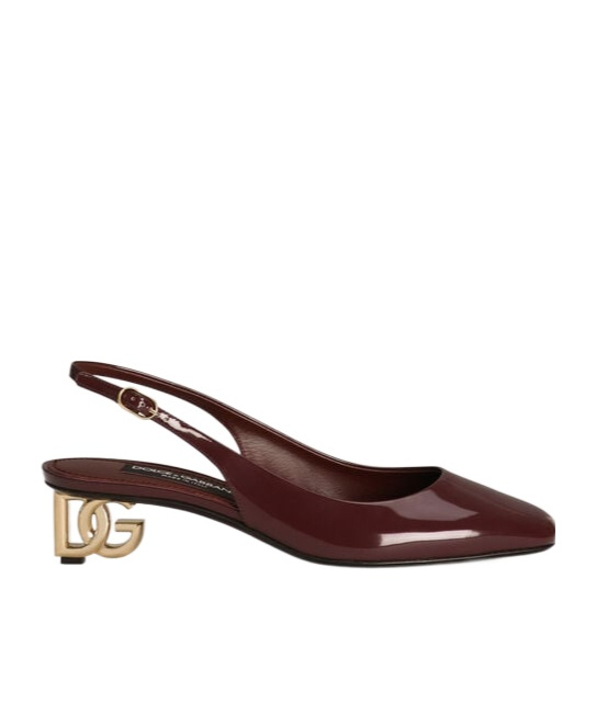 Dolce & Gabbana Pumps Jackie New With Rear Strap In Brown