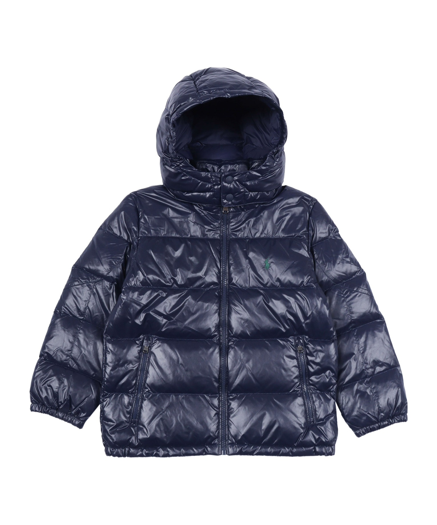 Polo Ralph Lauren Padded Hooded Jacket In Blue