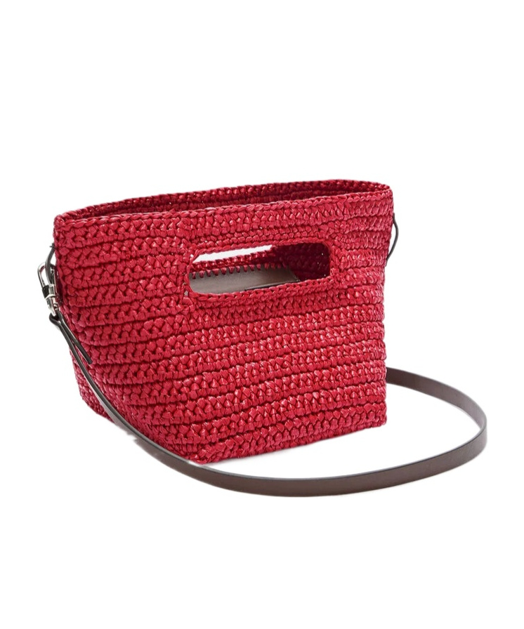 Attico Via Dei Giardini 15 Red Tote Bag In Red