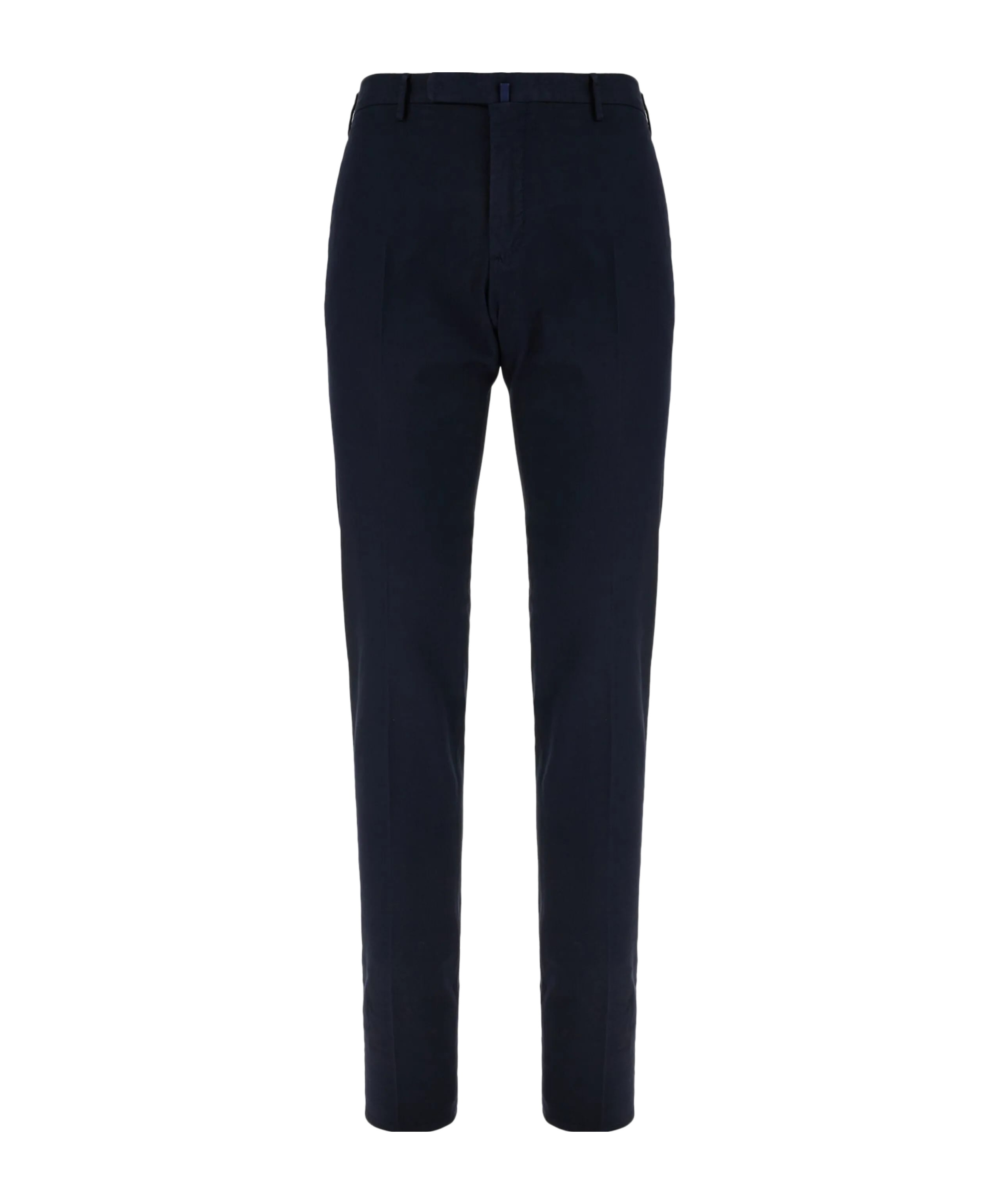 Incotex Stretch Cotton Pant With Front And Back Pockets In Black